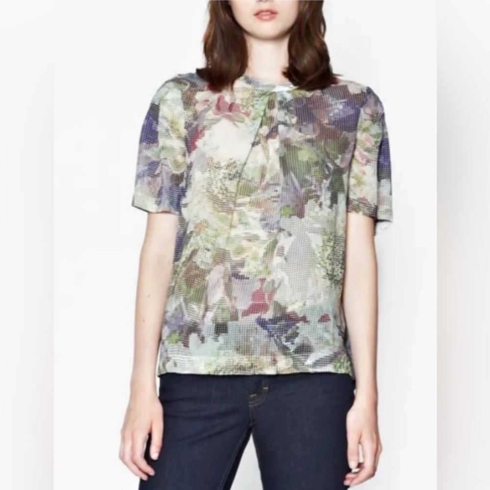 FRENCH CONNECTION | Size 8 | multicolor blouse 100% viscose